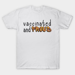 Vaccinated and Proud (Intersex Pride Flag) T-Shirt